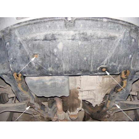 Scut metalic pentru motor si cutia de viteze Chevrolet Captiva 2006-