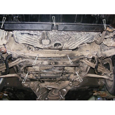Scut metalic motor pentru Audi A8 fabricat dupa anul 2003