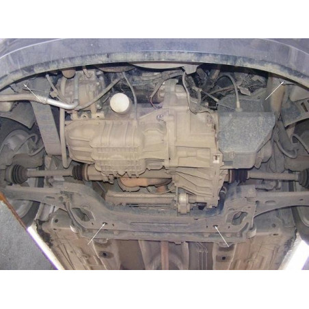 Scut motor metalic pentru Ford Fiesta 2001-2008