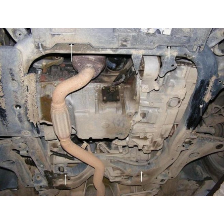 Scut auto metalic pentru motor si cutia de viteze Opel Astra H 2004-2010