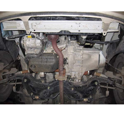 Scut metalic pentru motor si cutia de viteze Peugeot 206