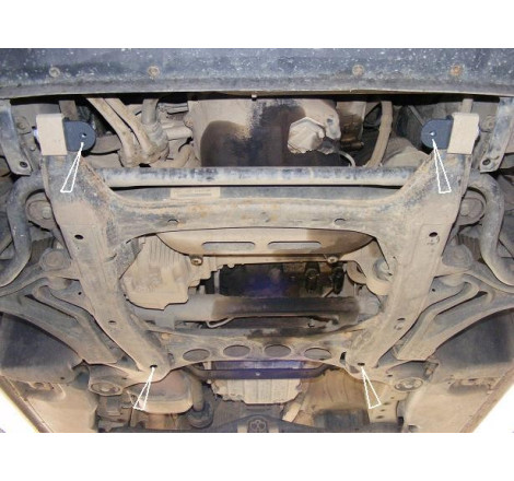 Scut metalic pentru motor Volkswagen Touareg 2003-2010