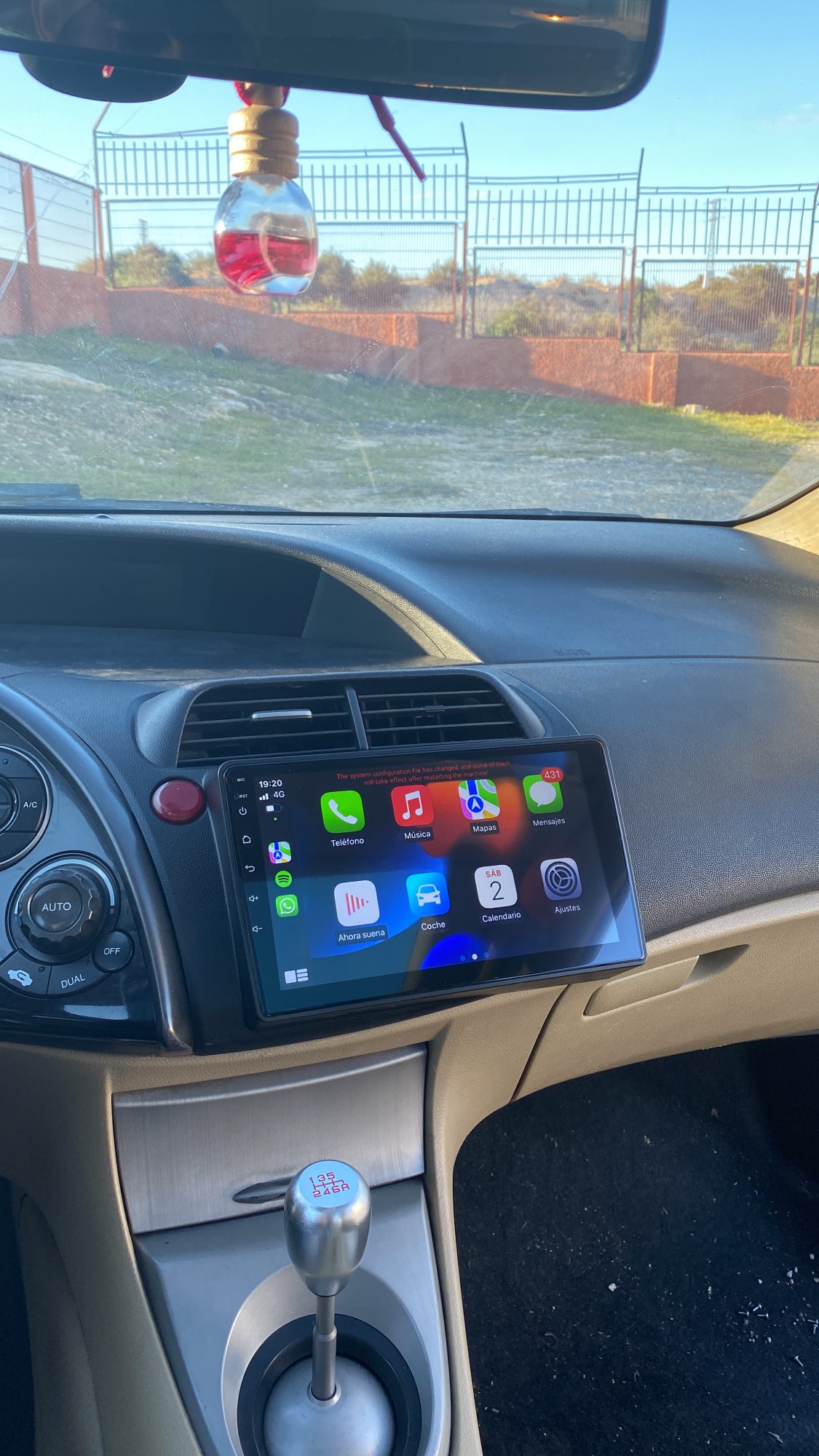 navigatie dedicata cu sistem android honda civic hatchback