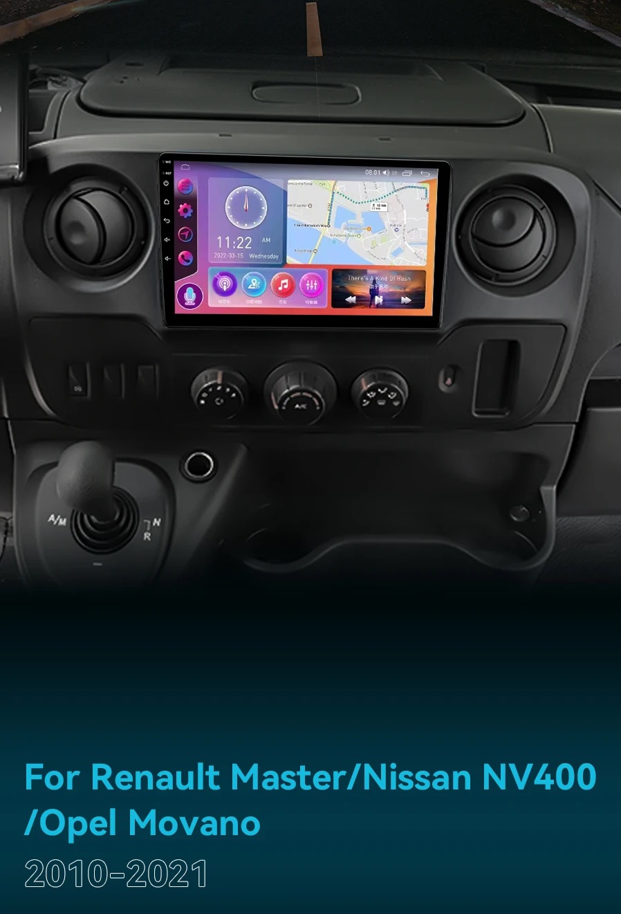 navigatie android renault master 2010 2011 2012 2013 2014 2015 2016 2017 2018 2019 2020 2021